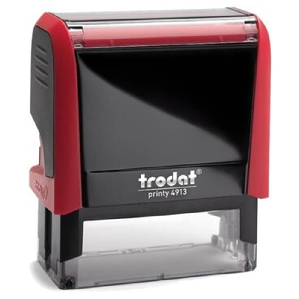 Trodat Standart Kaşe Otomatik 58x22 Kırmızı Gövde Kırmızı Keçe 4913 Trodat Standart Kaşe Otomatik 58x22 Kırmızı Gövde Kırmızı Keçe 4913