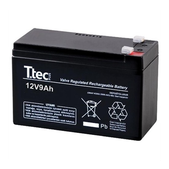 Ttec 12V 9AH Bakımsız Kuru Akü Ttec 12V 9AH Bakımsız Kuru Akü