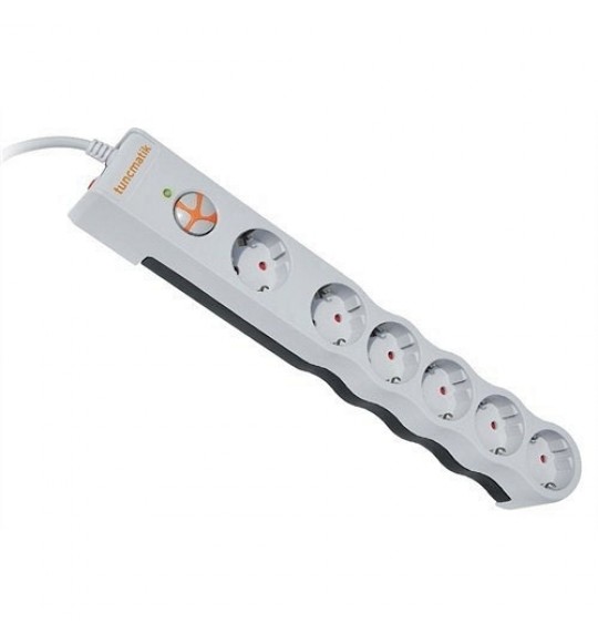 Tunçmatik TSK5015 Powersurge Beyaz Beşli 2 Usb Girişli Akım Korumalı Priz Tunçmatik TSK5015 Powersurge Beyaz Beşli 2 Usb Girişli Akım Korumalı Priz