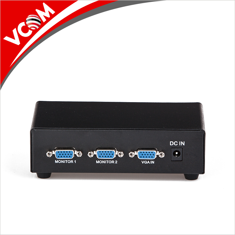 Vcom DD132 1-2 Port 350MHZ Metal Vga Splitter Vcom DD132 1-2 Port 350MHZ Metal Vga Splitter