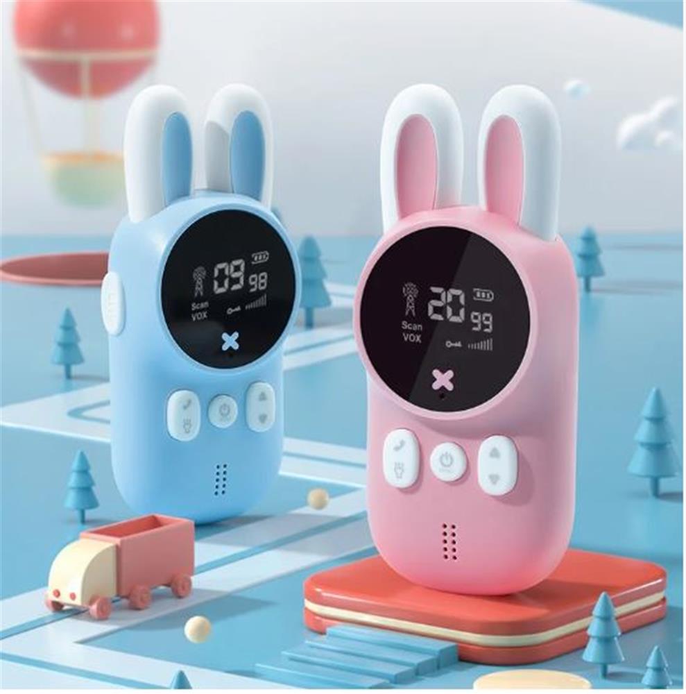 WowKids XJ11 Rabbit Çocuk Walkie Talkie Blue-Pink 1-3 Pmr Telsiz WowKids XJ11 Rabbit Çocuk Walkie Talkie Blue-Pink 1-3 Pmr Telsiz